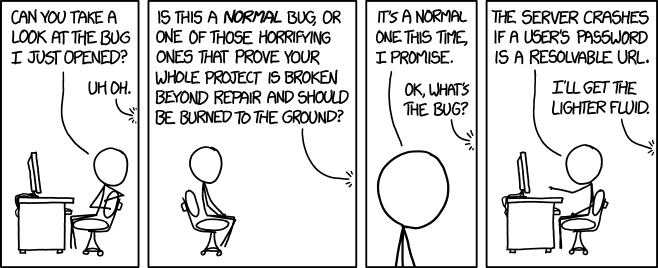 XKCD: New Bug