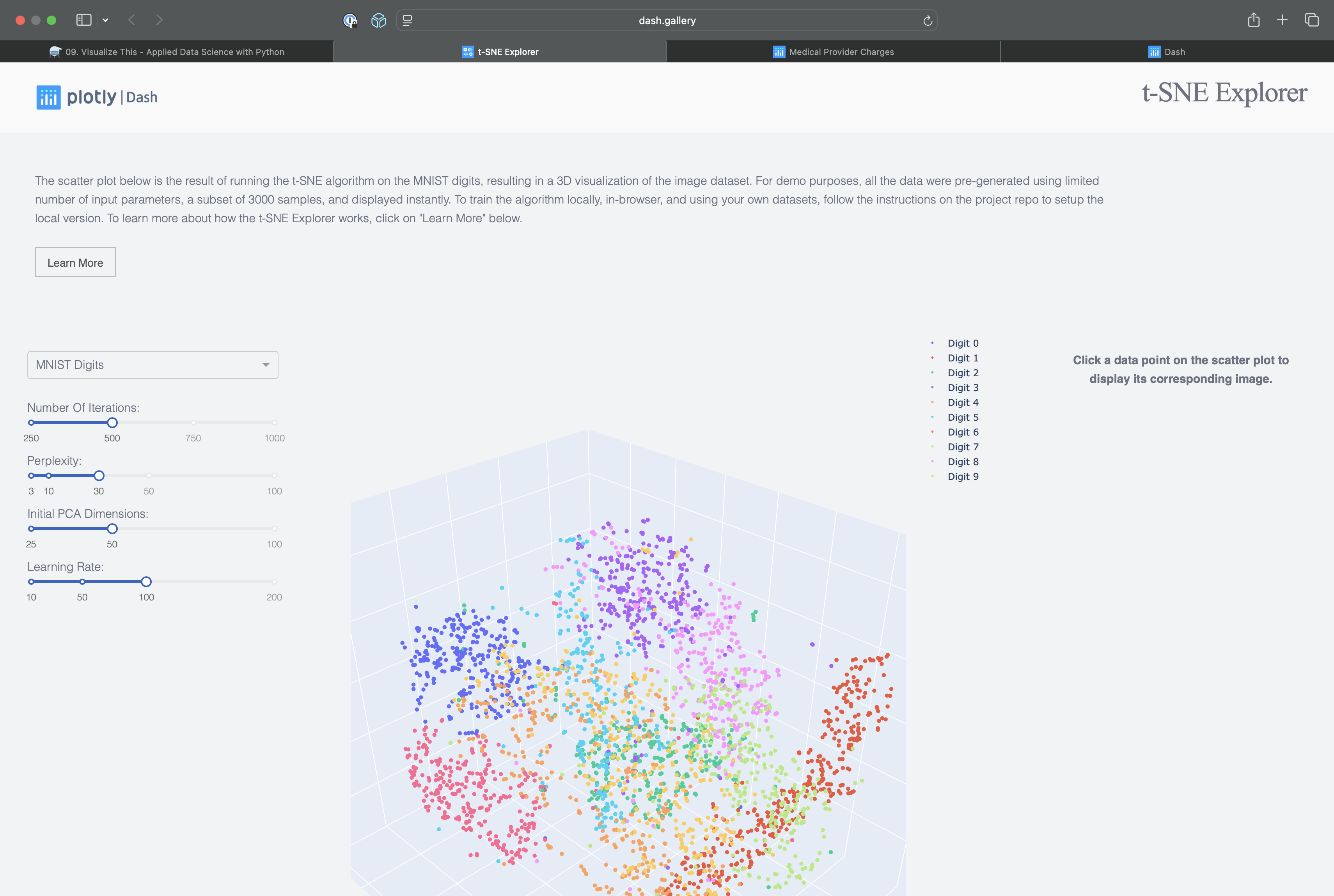 t-SNE Explorer Dashboard