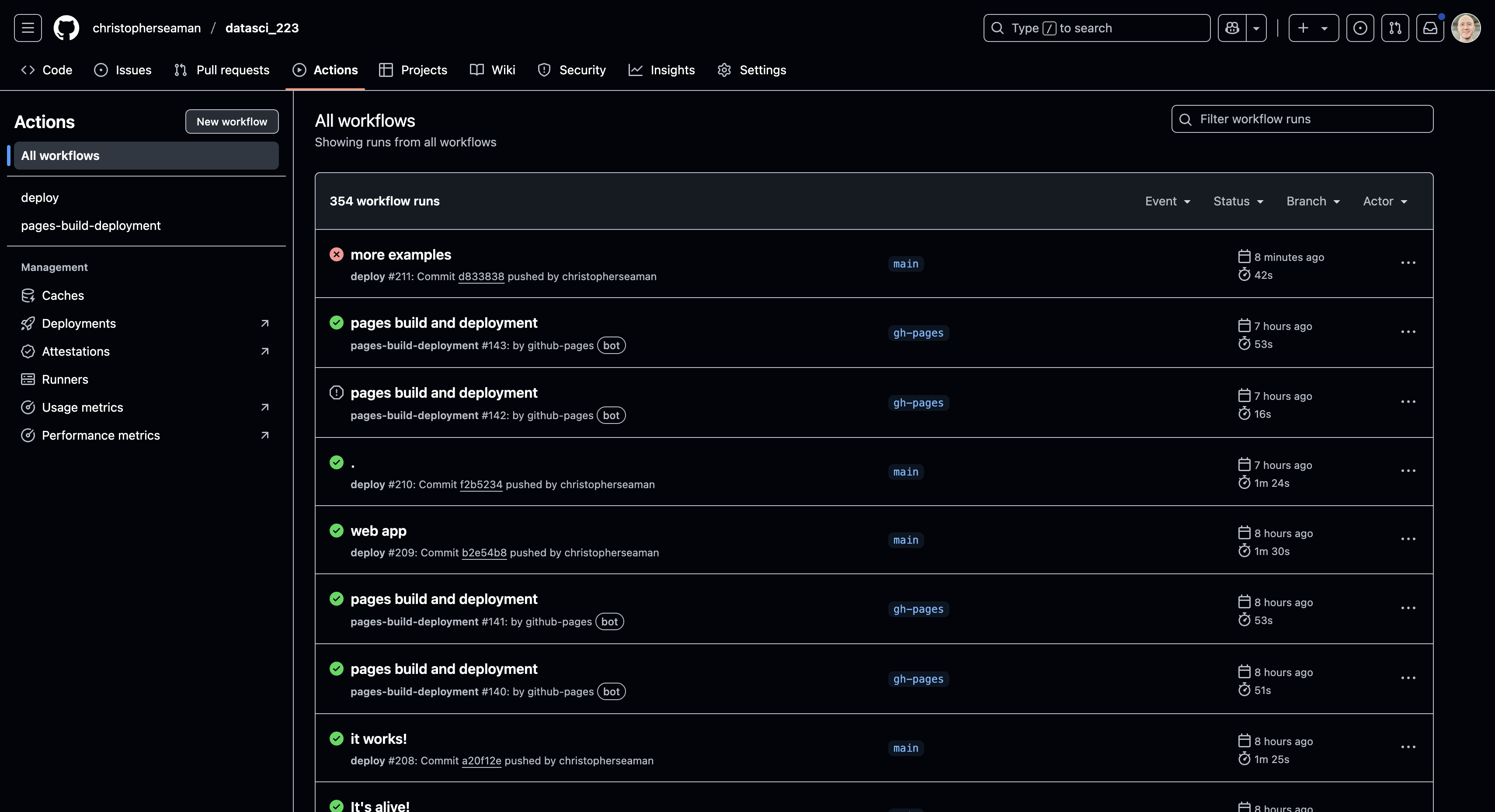 GitHub Actions Deployment